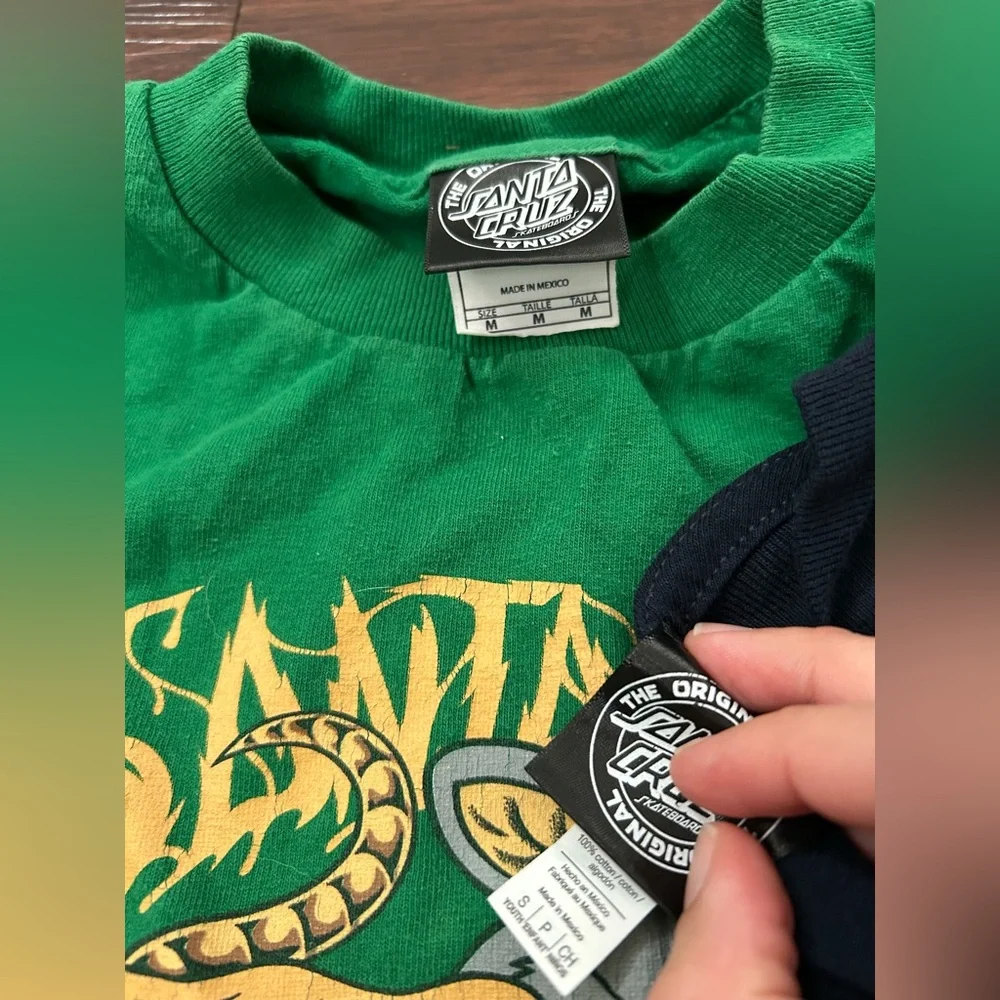 Boy’s Youth Skater T Shirt lot 11 items Size 8-10 Medium Santa Cruz Tilly’s - Picture 11 of 16